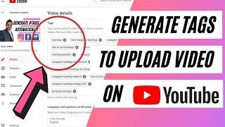 YouTube Tags Generator Tool