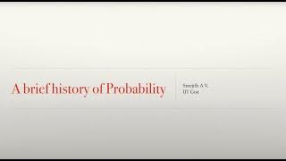 Introduction to Probability | Discrete Probability | History of Probability