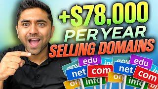 How I Make $70,000 PER YEAR Selling Domain Names?