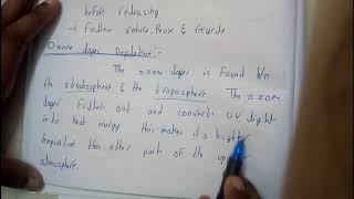 CAUSES , EFFECTS & CONTROLED MEASURES OF OZONE LAYER DEPLETION|| ENVIRONMENTAL STUDIES OU EDUCATION