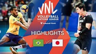  BRA vs.  JPN - Highlights Week 3 | Men's VNL 2022
