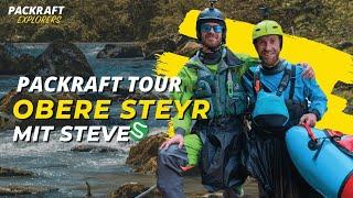 PACKRAFTTOUR mit Steve Flusswanderer. Steigt er jetzt aufs Packraft um?