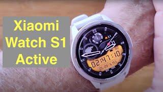 XIAOMI Watch S1 Active AMOLED Always-On BT Calling 5ATM Dual GPS Smartwatch: Unboxing and 1st Look