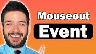 Insane Animations with JavaScript Mouse Out Event in 1 Minute!