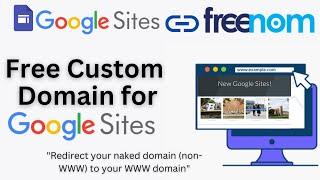 Free Custom Domain for Google Sites using Freenom and Redirect your non-www domain to WWW domain