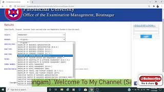 How To Check Purbanchal University Result With Marksheet