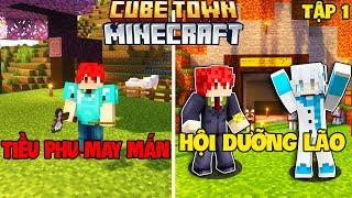 MINECRAFT CUBETOWN TẬP 1: TÔI LÀ CHÀNG TIỀU PHU MAY MẮN | GIA NHẬP HỘI DƯỠNG LÃO CÙNG YUKIMC