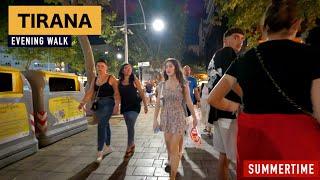 TIRANA, ALBANIA  CENTER OF ALBANIA  WALKING TOUR ASMR ️  24TH JULY 2024 ️ SUBTITLE CC  [4K HDR]