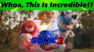 Sonic Movie 3 OFFICIALLY Makes HUGE Video Game Movie History