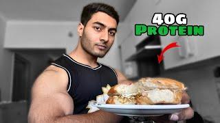 Vegetarian High Protein (Burger) Meal || 40g Protein