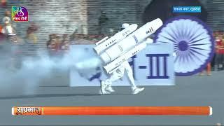 Chandrayaan-3 success celebrated during National Unity Day parade in Gujarat's Ekta Nagar