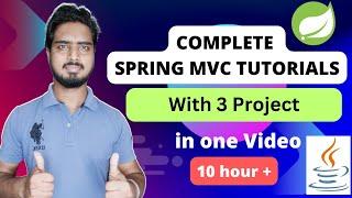 Complete Spring MVC Tutorials and Project in one video | Spring MVC Tutorials for beginners in Hindi