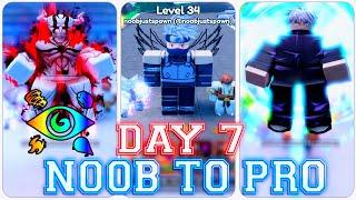 Noob to Pro Day 7 in Anime Last Stand Roblox