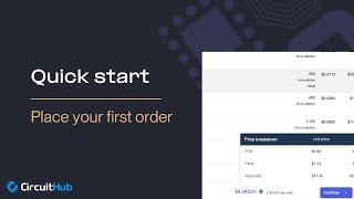 Place your first order