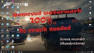How to remove the watermark on Thunder Soft Screen recorder
