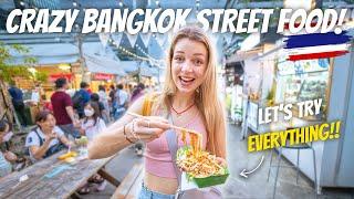 BANGKOK MOST FAMOUS NIGHT MARKET! & We tried ALL Street Foods! 