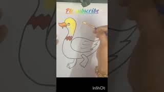 How to easy draw and colour picture#short#short viral#trending 