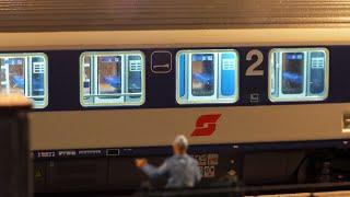 The Lighting of LS Models ÖBB Couchettes cars in N Scale