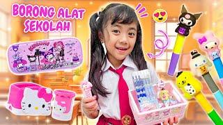 BELANJA ALAT SEKOLAH SERBA SANRIO SAMANTHA CARI CINNAMOROLL KUROMI MELODY UNTUK KENAIKAN KELAS SD