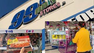 Large family grocery haul @ .99 cent store grocery haul