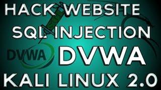 Kali Linux - DVWA - Sql Injection (Low- Medium- High)