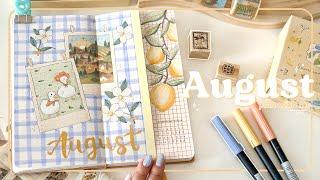 Plan with me | August 2024 Bullet Journal 