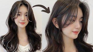 KOREAN CURTAIN BANGS TUTORIAL | Trendiest Hairstyle 2022