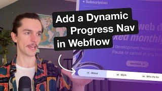 Add a Dynamic Progress Nav in Webflow