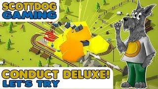 Conduct Deluxe! Gameplay Let's Try Brand New Games - ScottDogGaming