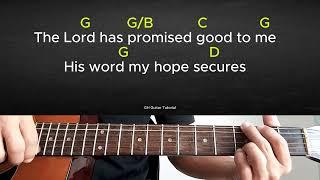 Amazing Grace (My chains are gone) Guitar Tutorial with Chords and Lyrics