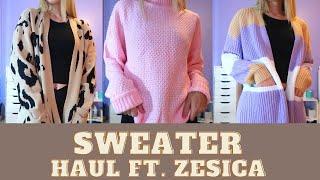 FALL/WINTER SWEATER HAUL ft. Zesica (Affordable/Under $40)