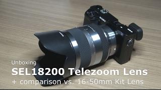 Sony Tele Zoom SEL18200 vs. Kit Lens SELP1650 at Alpha 6000 | 18-200 mm, F3.5-6.3 OSS, E-Mount APS-C