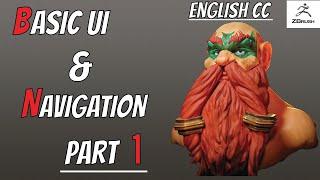 Zbrush Beginner Tutorial Basic UI & Navigation Part 1 - Urdu/Hindi (English Subtitles)