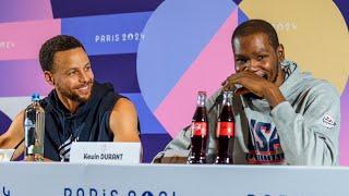 Kevin Durant loved this answer from Stephen Curry at their Olympics Press Conference