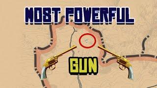 The Most Powerful Weapon Made From A Gold Bar  - RDR2