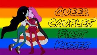 animated queer couples' first on screen kisses (shows in description!)