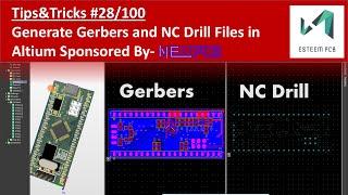 Gerbers and NC Drill Files | Altium Designer Tips #28 | Sponsored by "Nextpcb.com"