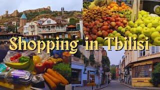 Grocery Shopping in Tbilisi!  -  Market Tour, Prices, Exploring the City, & Food Haul