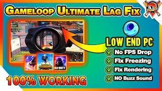 Gameloop Ultimate Lag Fix For All PCs 2021 | PUBG Emulator Lag Fix | Gameloop Rendering & Freezing