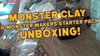 Monster Clay Hard and Monster Makers Starter Pack Unboxing and First Impressions