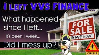 I LEFT VVS FINANCE - DID I MESS UP...? RESULTS AFTER 1 WEEK!!  MMF (+37%) VVS (-17%)