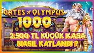Gates of Olympus Türkçe 1000 Max Win  2.500 TL KÜÇÜK KASA NASIL KATLANDI ?  Nasıl Oynanır 