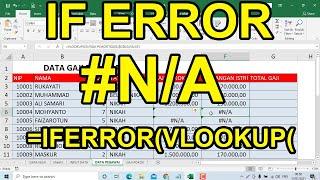 Belajar Excel | Rumus IFERROR VLOOKUP Excel Beda Sheet