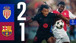 HIGHLIGHTS | AS MONACO 2 vs 1 FC BARCELONA | UEFA CHAMPIONS LEAGUE 2024/25