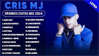 CRIS MJ MIX 2024 (LETRA) - MEJORES CANCIONES DE CRIS MJ - GRANDES ÉXITOS DE CRIS MJ - LO MAS NUEVO