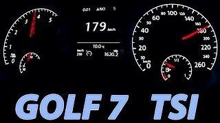 VW GOLF 7 Acceleration 0-100 Autobahn Vmax Beschleunigung 1.2 TSI Test Volkswagen