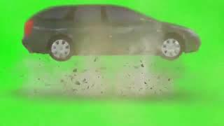 Car Crashing Green Screen Copyright Free Video | Car Accident | Copyright Free