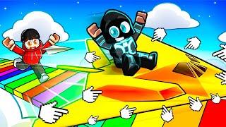 Upgrading NOOB To GOD In Roblox Plane Race Clicker!