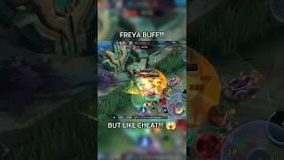 FREYA BUFF 1 VS 2!!! TERLALU OP... 