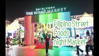 FILIPINO STREET FOODS AT NIGHT MARKERT AL RIGGA